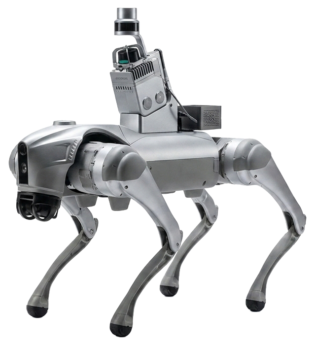 Four-legged scanning robot with a 3D laser scanner